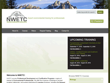 Tablet Screenshot of nwetc.org